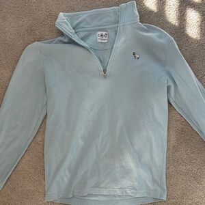 GOAT USA Men's Light Blue 1/4 Zip Shirt